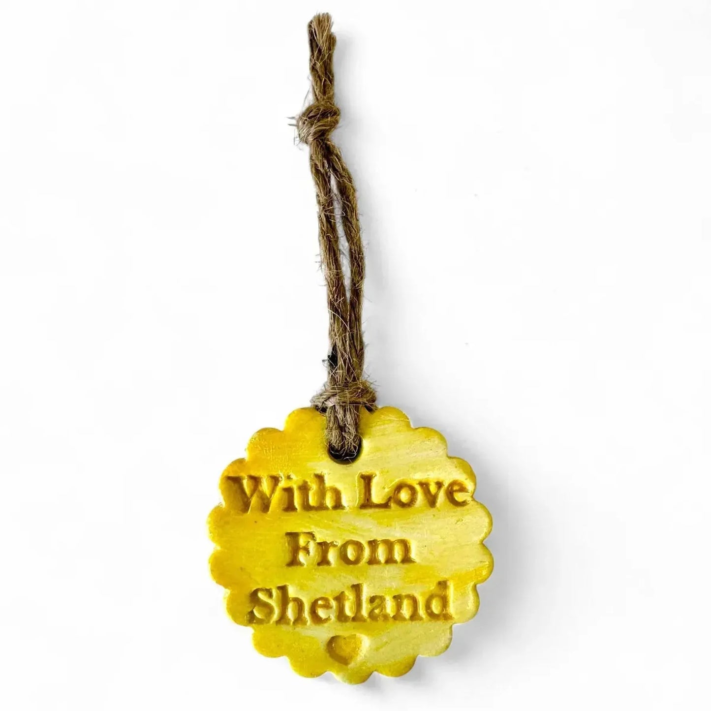 Hand-Painted Air-Dry Clay Mini Ornaments – Rainbow Colors