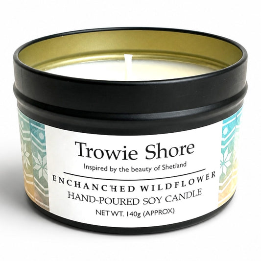 Trowie Shore Enchanted Wildflower Soy Wax Candle Tin