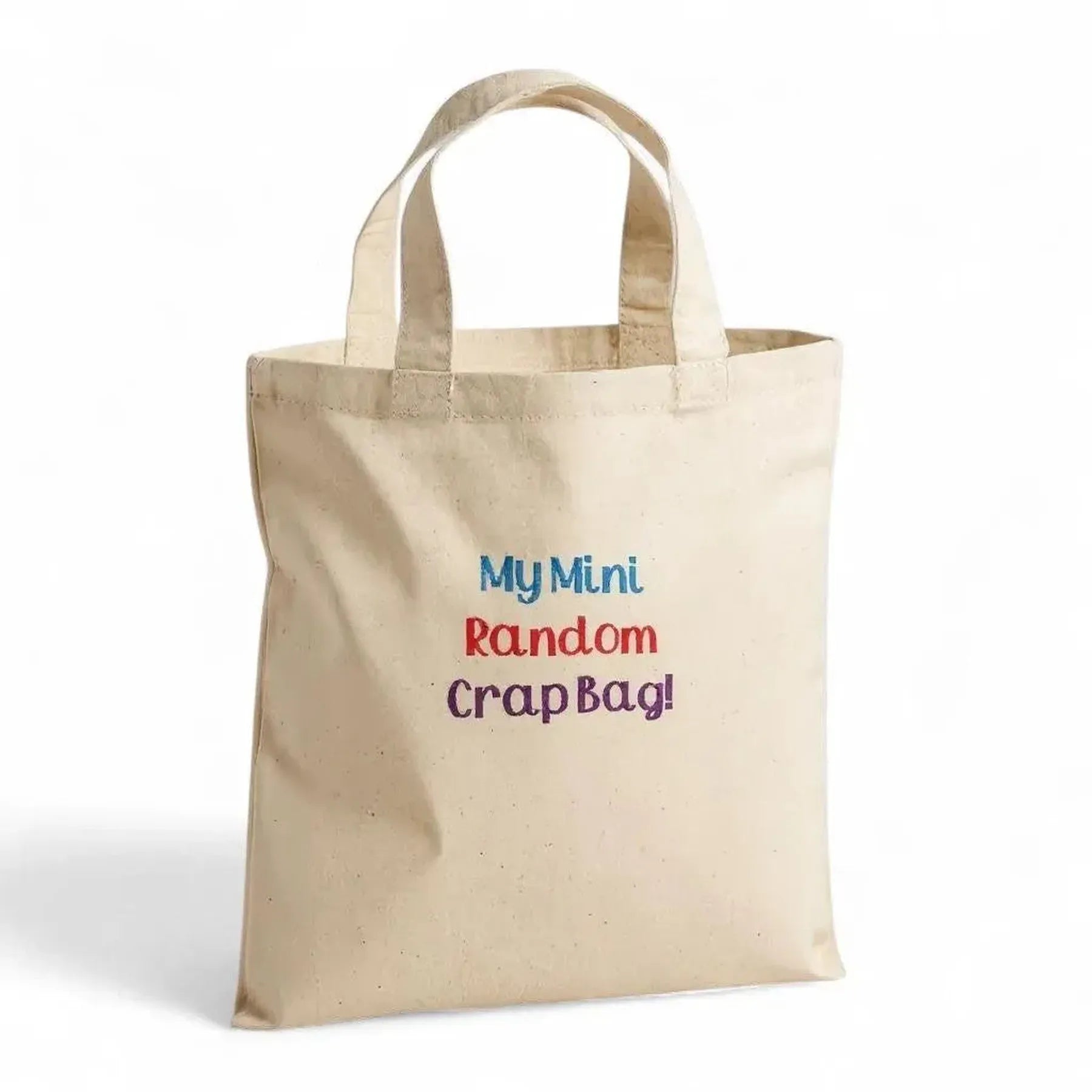 Jade Crafts Shetland Embroidered My Mini Random Crap Bag Tote Bag