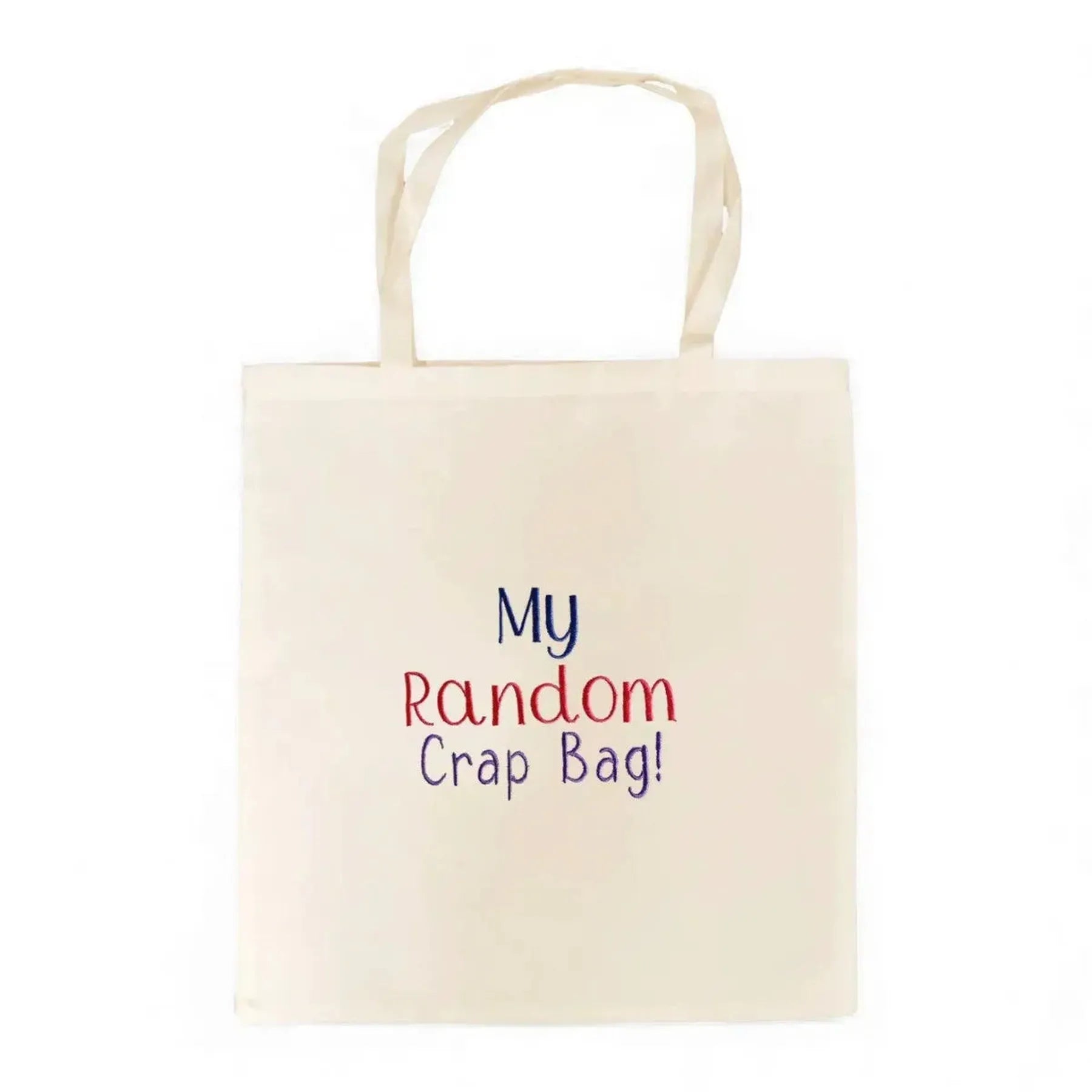 Jade Crafts Shetland Embroidered My Random Crap Bag Tote Bag