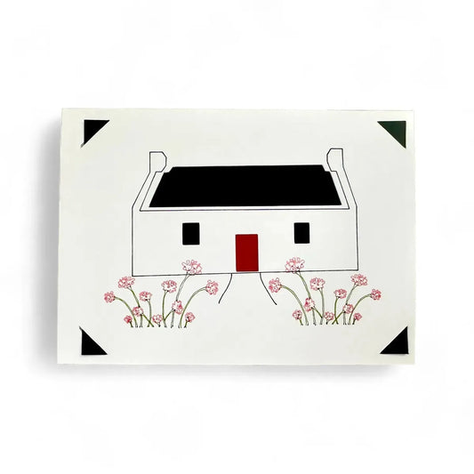 Jade Crafts Shetland Handmade Croft House Card