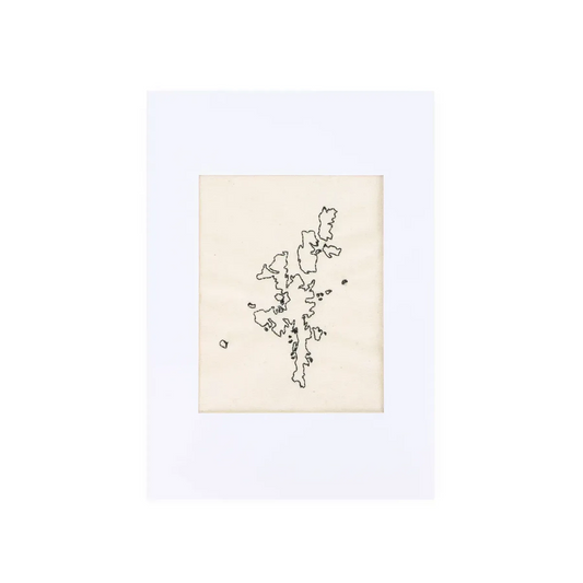 Jade Crafts Shetland Isle Handmade Embroidered Card