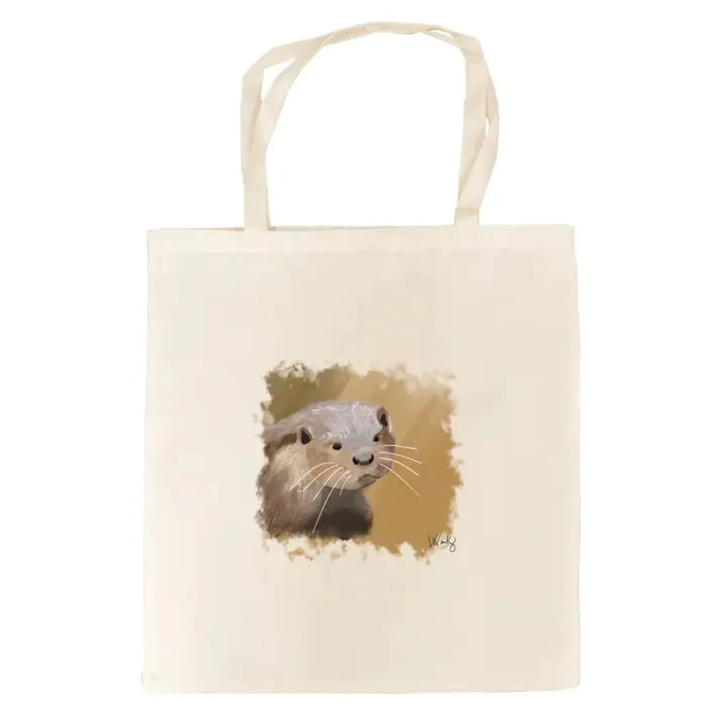 Jade Crafts Shetland Otter Print Fabric Tote Bag – Shetland Design