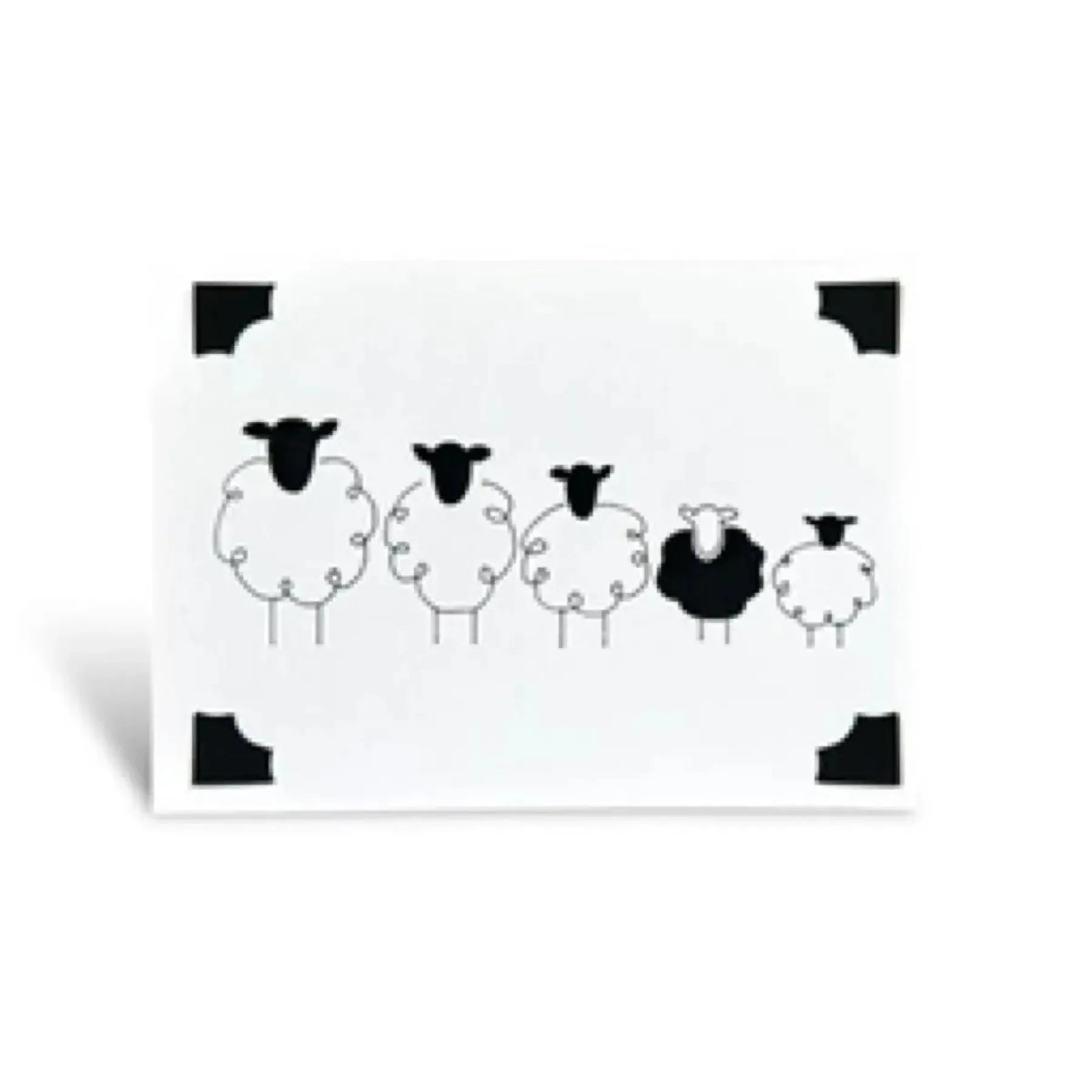 Jade Crafts Shetland Sheep Card Handmade Greeting Card
