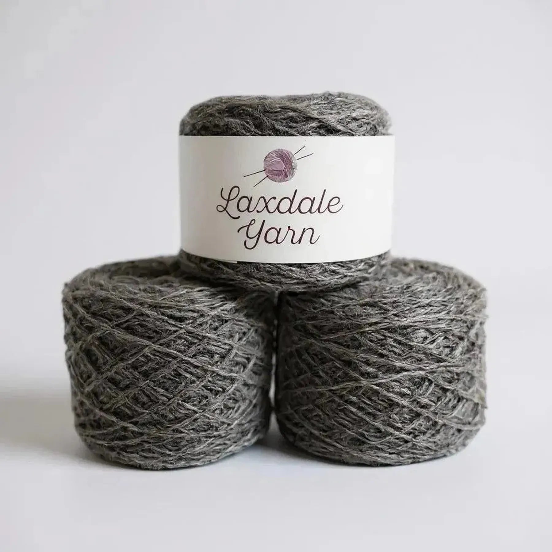 Laxdale Yarn – 100% Natural Shetland Wool-Light Grey