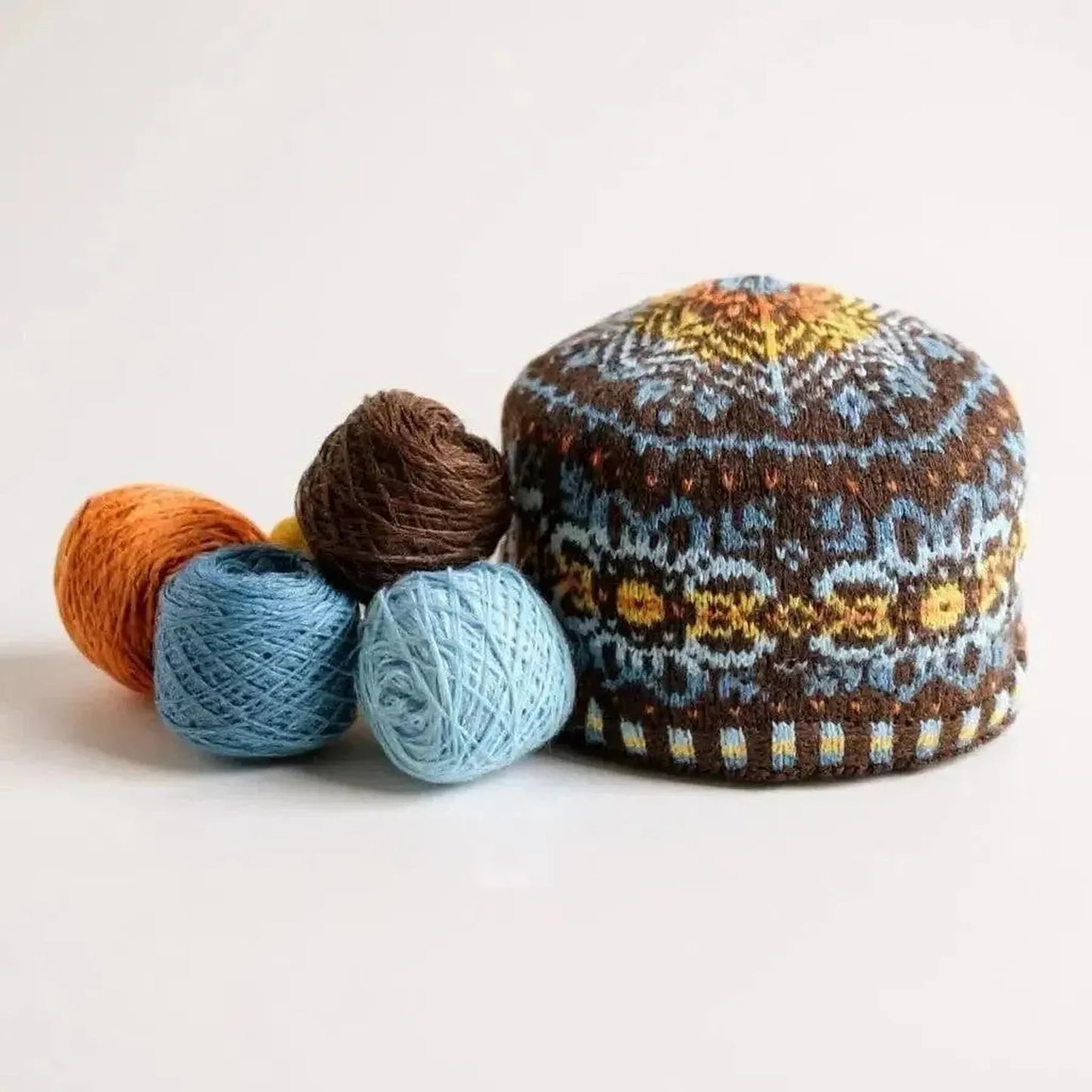 Laxdale Yarn Maggie's Hat Knit Kit – Shetland Wool Fair Isle
