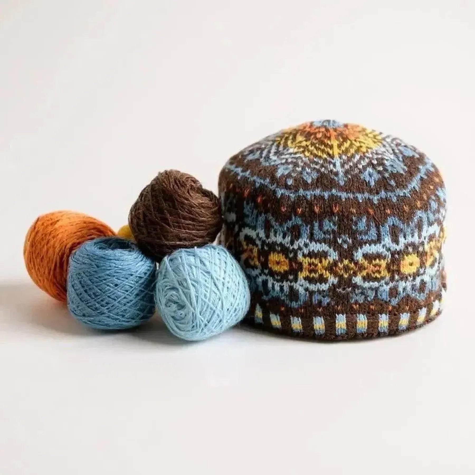 Laxdale Yarn Maggie's Hat Knit Kit – Shetland Wool Fair Isle