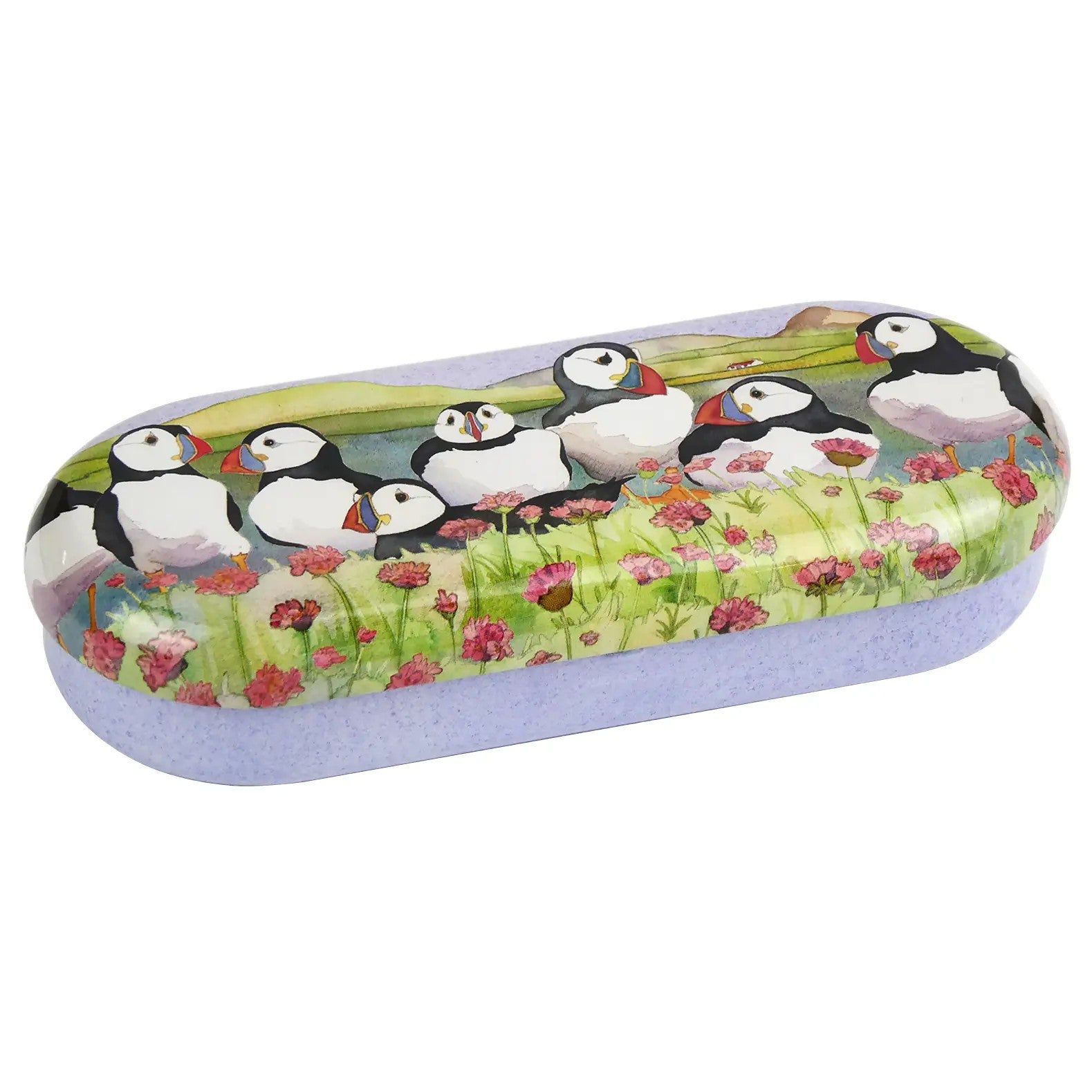 Sea Thrift Puffins Glasses Case