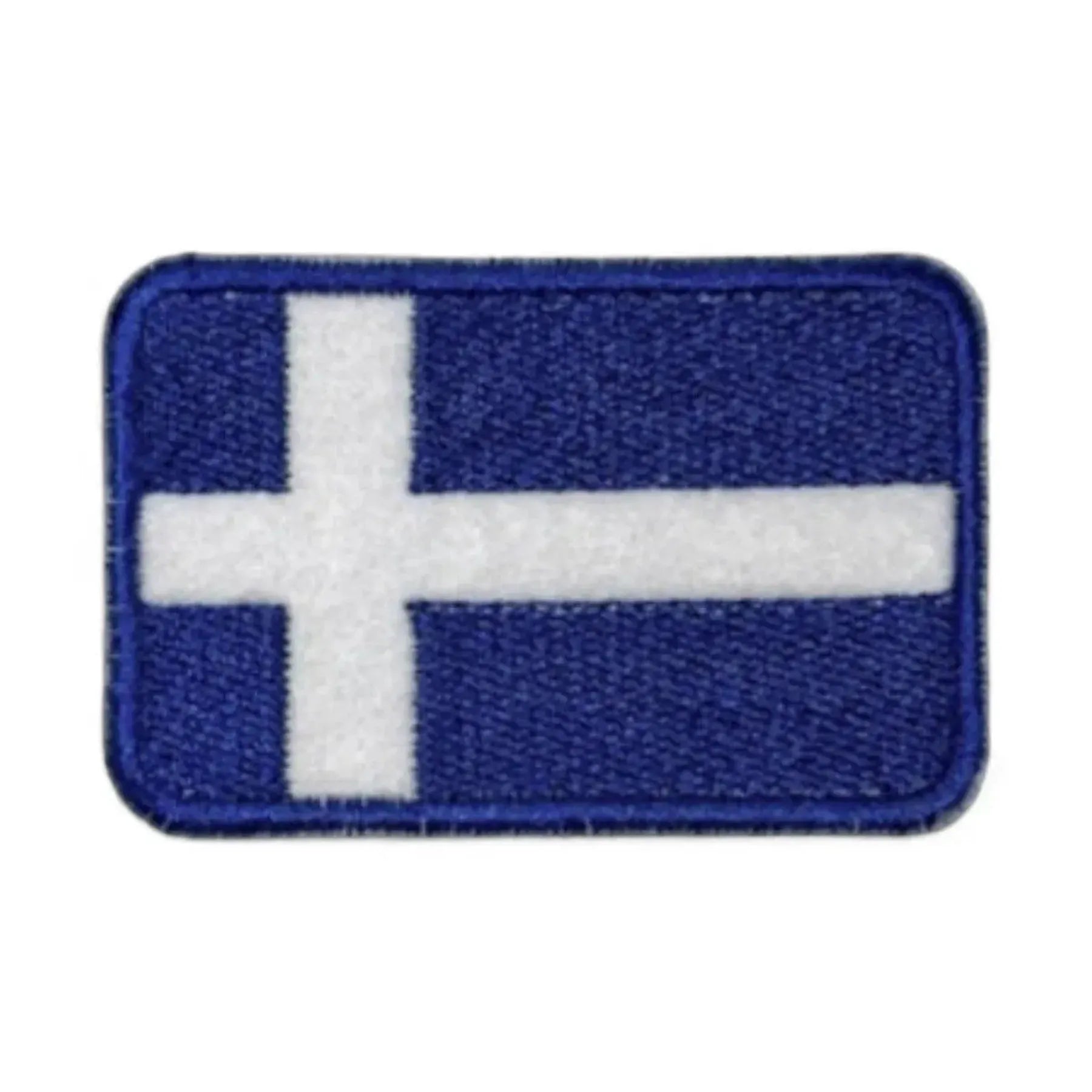 Shetland Flag Embroidered Patch – Iron-On Shetland Pride