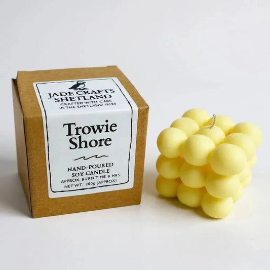 Trowie Shore Handmade Soy Bubble Candle - Shetland Inspired