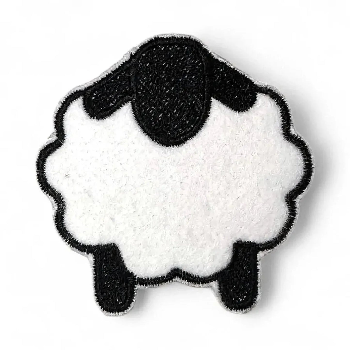 Woolly Clan Shetland Sheep Embroidered Iron-On Patch
