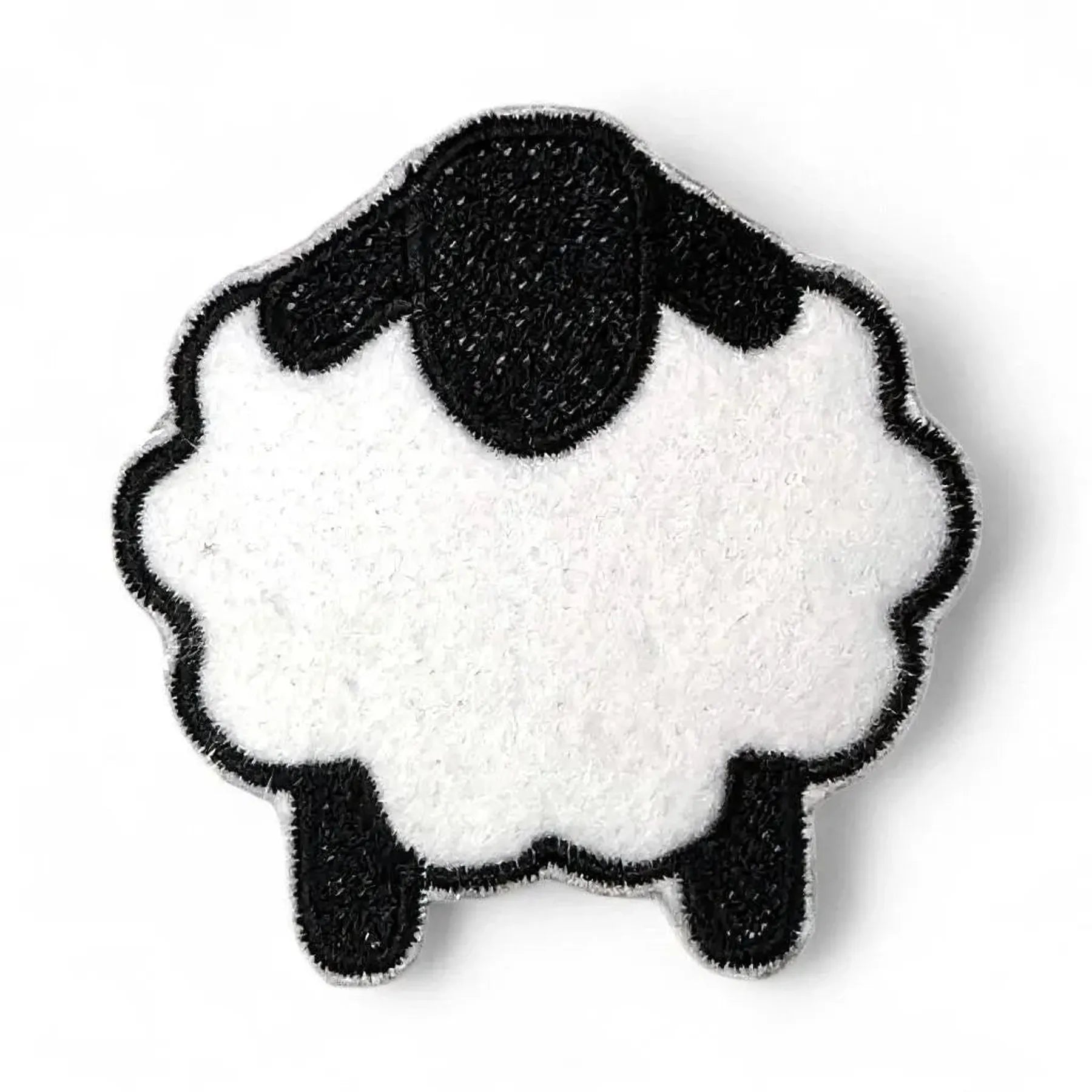 Woolly Clan Shetland Sheep Embroidered Iron-On Patch