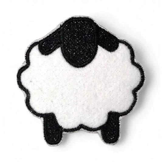 Woolly Clan Shetland Sheep Embroidered Iron-On Patch